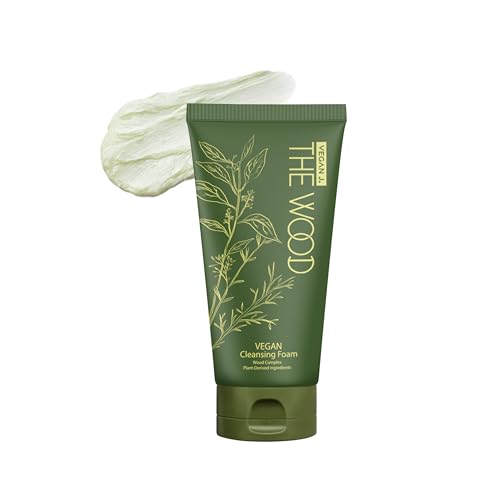 Vegan Wood Cleansing Foam 50g | Deep Pore Impurity Removal, Gentle & Hypoallergenic
