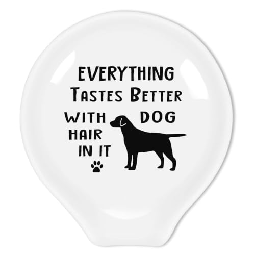 Labrador Ceramic Coffee Spoon Rest - Dog-Themed Kitchen Accessory