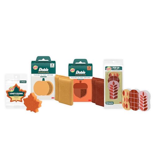 Scotch-Brite Brite Harvest Collection 8-Piece Kitchen Sponge Set