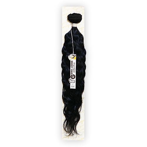 Shake-N-Go Organique Breezy Wave Synthetic Hair Weave - 24" 1B Off Black