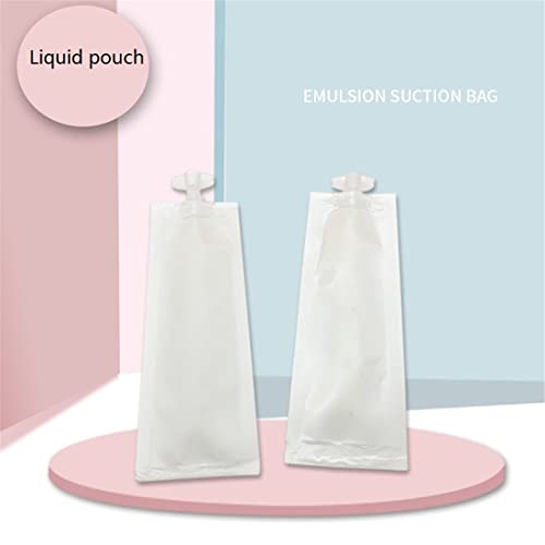 NATX 50Pcs Travel Cosmetic Pouch Bags 5ml Empty Liquid & Cream Packaging