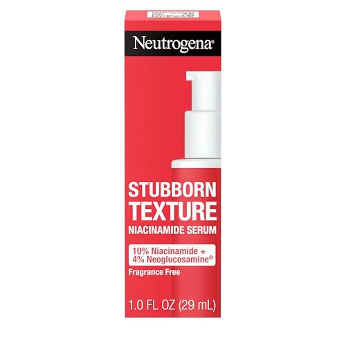 Neutrogena Stubborn Texture Resurfacing Serum - 10% Niacinamide, 4% Neoglucosamine, 1 fl oz - Acne-Prone Skin
