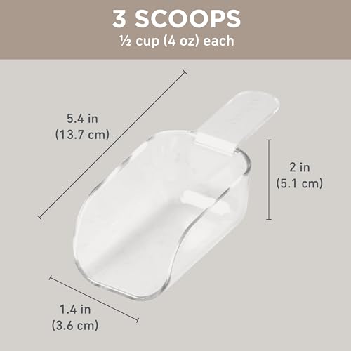 Bentgo 3-Piece BPA-Free All-Purpose Scoop Set for Pantry