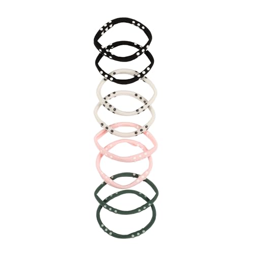 Goody Sport Seamless Hair Elastics - 8 Pack, Silicone Grip for Active Lifestyles