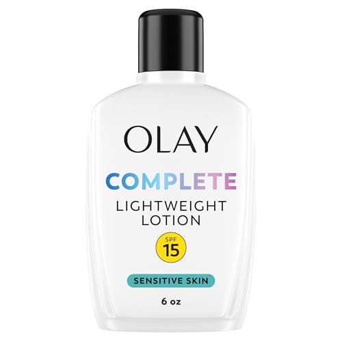 Olay Complete Lotion Moisturizer with SPF 15 for Sensitive Skin, 6 oz
