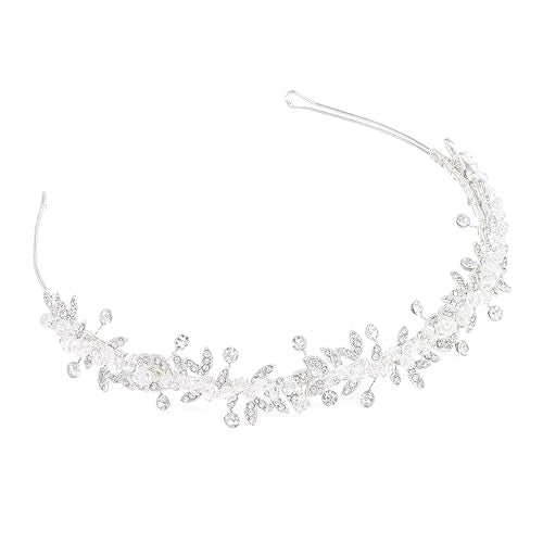 Oriamour Flower Girl Crystal Headband for Weddings and First Communion