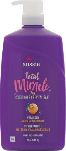 Aussie Total Miracle Conditioner - Nourishing Formula for Soft, Manageable Hair | 26.2 Fl Oz