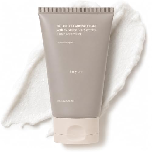 Inyoe Dough Cleansing Foam - 3% Amino Acid Complex, 4.06 fl oz