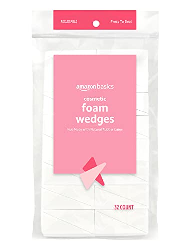 Amazon Basics Foam Wedges for Makeup Application - 192 Count