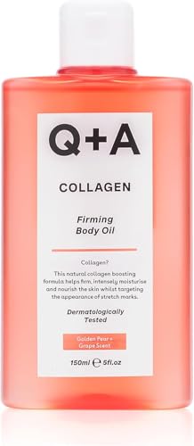 Q+A Collagen Body Oil 150ml - Nourishing Vegan Moisturizer