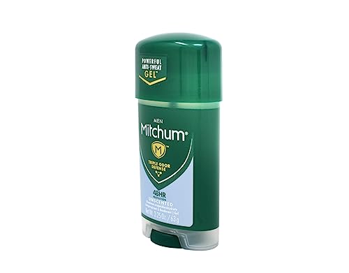 Mitchum Power Gel Antiperspirant Deodorant - Unscented - 3 Pack