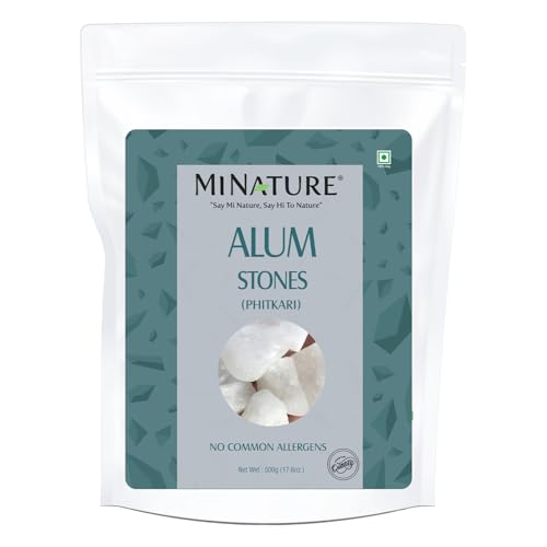 Pure Potassium Alum Stone 500g | Natural Post-Shave Care & Deodorant