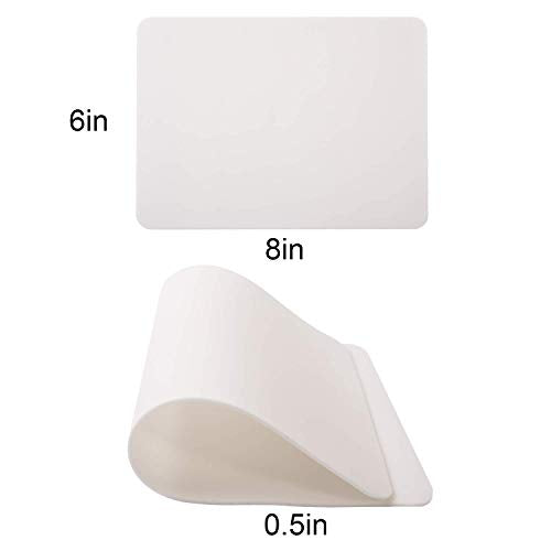 Tatmax 10PCS Silicone Tattoo Practice Skin - 8" x 6" - 1.2mm Thick