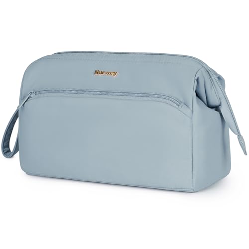 Narwey Large Travel Toiletry Bag A-Greyish Blue 25x19x13 cm