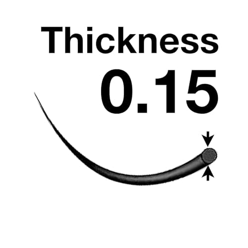 EMILYSTORES 0.15mm B Curl Classic Individual Lash Extensions - 9mm Length