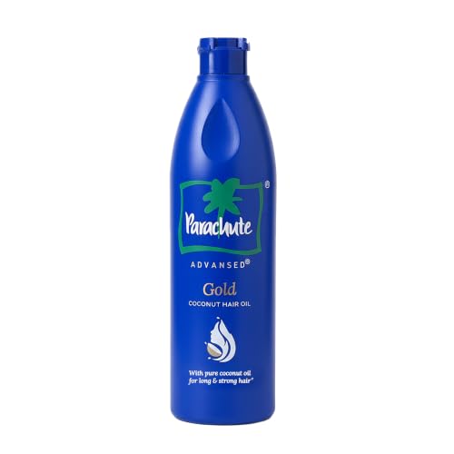 Parachute Advansed Gold Coconut Hair Oil with Vitamin E 13.52 Fl Oz - Deep Nourishment & Strengthening