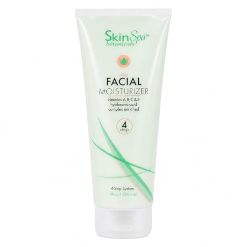 SkinSpa Daily Face Moisturizer with Hyaluronic Acid, Retinol & Vitamins, 8 oz