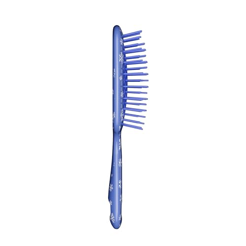 FHI Heat Frosty Blue UNbrush Mini Holiday Detangling Hair Brush - Snowflakes Variant