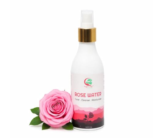 Yogi's Gift Rose Water 6.5 fl oz - Pure, Alcohol-Free Facial & Hair Spray, Pack of 1