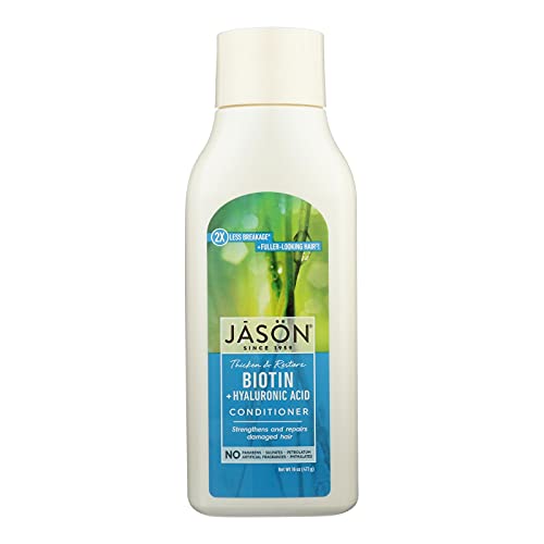 Jason Natural Biotin Conditioner 16 oz for Thicker Hair