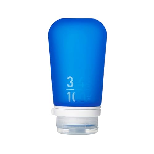 humangear GoToob+ Large Silicone Travel Bottle - 3.4 oz, Dark Blue