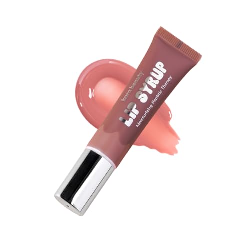 Kara Beauty Lip Syrup Peptide Therapy Hydrating Gloss - Mauve Berry