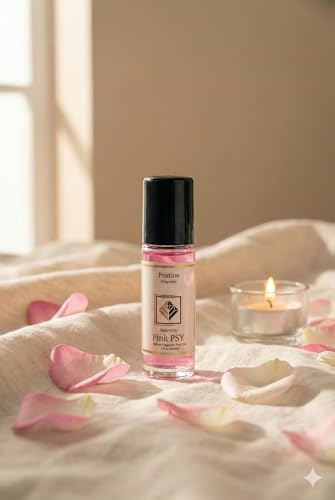 Pristine Pink PSY Roll-On Fragrance Body Oil, 30ml - Alcohol-Free Perfume