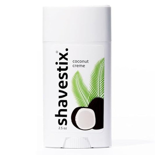 Shavestix Shaving Cream Stick 2.75 Oz - Travel Size Coconut Milk Shave Stick for Women and Men | Lasts 5X Longer than Shaving Cream | All Skin Types | Works with Any Razor