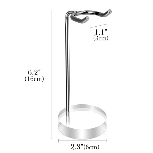 Linkidea Stainless Steel Razor Stand with Weighted Base - Fits Most Razors