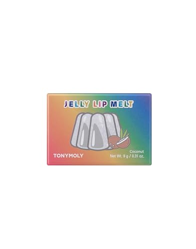 TONYMOLY Jelly Lip Melt Coconut - Hydrating Lip Oil & Balm, Limited Edition