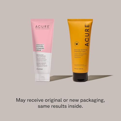 Acure Seriously Soothing Cleansing Cream - Hydrating Vegan Face Wash