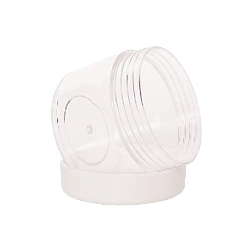 20pcs 20g White BPA-Free Refillable Cosmetic Sample Jars - Wopanxye