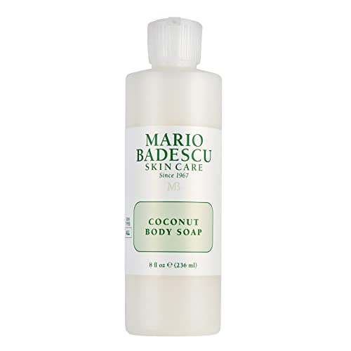 Mario Badescu Coconut Body Soap | Moisturizing Shower Gel for All Skin Types | 8 FL OZ