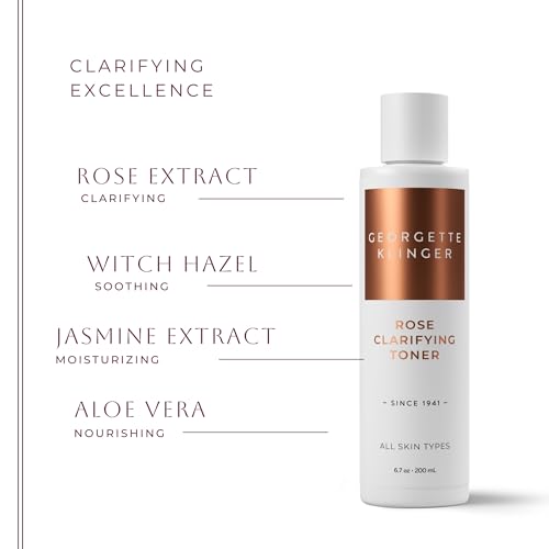 Georgette Klinger Rose Clarifying Toner - pH Balancing Face Toner, 6.7 oz
