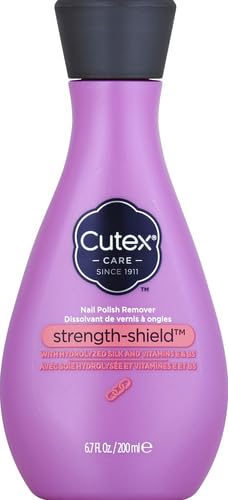 Cutex Strength Shield Nail Polish Remover - 6.76 Fl Oz (Pack of 2)