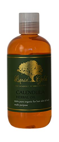 Calendula Herbal Infused Oil - 8 oz Premium Natural Skin & Hair Moisturizer