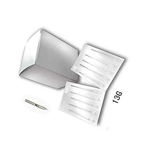 13G Body Piercing Needles - 100PCS Professional Medical Stainless Steel