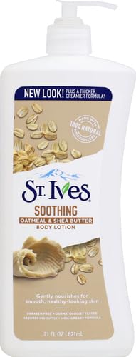 St. Ives Soothing Oatmeal & Shea Butter Lotion 21 Fl Oz - Dry Skin Moisturizer