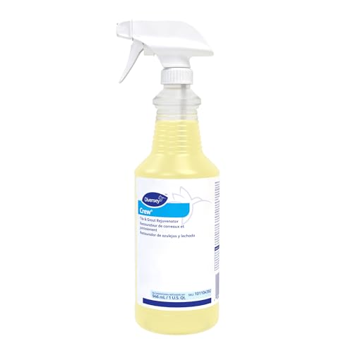 Crew Tile and Grout Rejuvenator Spray, 32 Oz - Whitens & Brightens