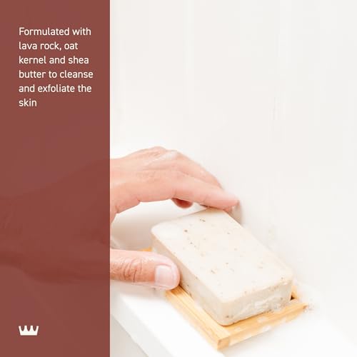 Cremo Bourbon & Oak Exfoliating Body Bar for Men - 5oz