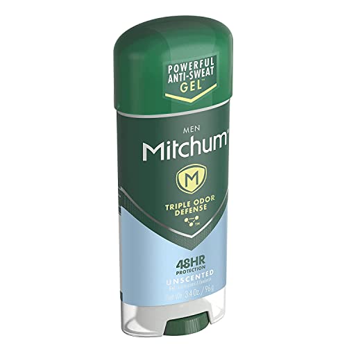 Mitchum Men Advanced Control Unscented Anti-Perspirant Gel 3-Pack