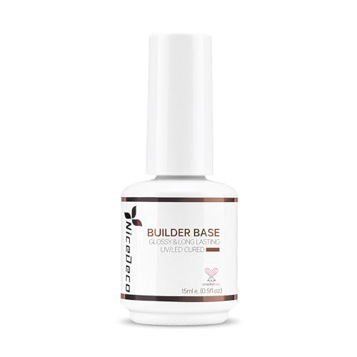 Nicedeco HEMA-Free Clear Builder Nail Gel 15ML 7-in-1 Nail Extension & Strengthener
