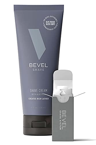 Bevel 21-Piece Razor Blades & Shave Cream Bundle for Men