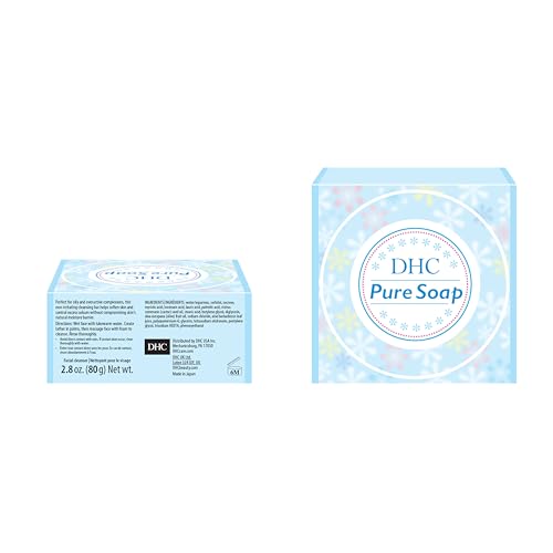 DHC Pure Soap Cleansing Bar for Oily & Blemish-Prone Skin - 2.8 oz