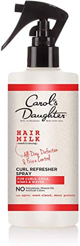 Carol's Daughter Hair Milk Curl Refresher Spray 10 Count - Hydrating Mist for Coils & Waves