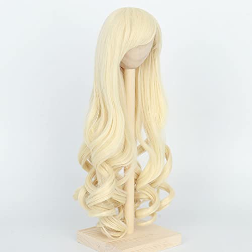 8-9 Inch Curly Handmade BJD Doll Wig for 1/3 MSD DOD Pullip