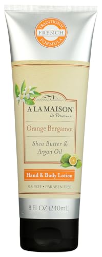 A La Maison Orange Bergamot Body Lotion - Moisturizing Hand & Body Cream, 8 oz