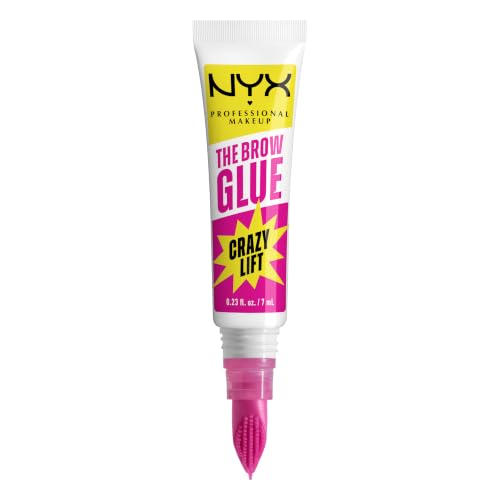 NYX Brow Glue Crazy Lift - Clear Eyebrow Gel with 16HR Hold