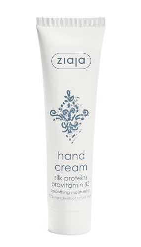 Ziaja Silk Proteins & Provitamin B5 Hand Cream 2.8 Fl Oz - Moisturizing & Softening