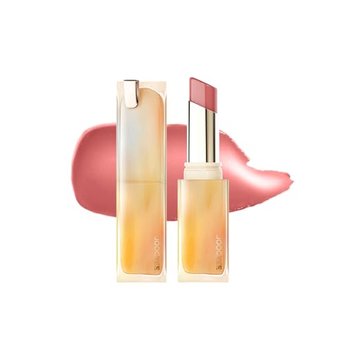 Joocyee Grey Pink Moonlight Glazed Lip Tint with Mirror Finish & Hydrating Oil - Long Lasting Moisturizer